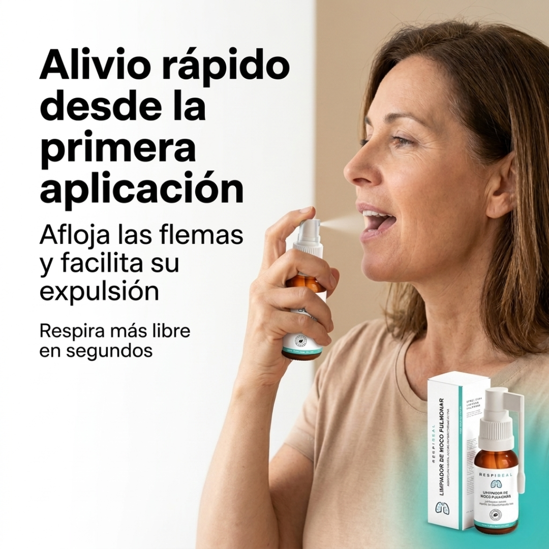 Respireal™ Limpiador de Moco Pulmonar
